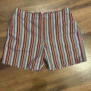 Paul Smith Swimwear ‘Signature Stripe’ Buttoned Swim Shorts Swim Trunks sz Small